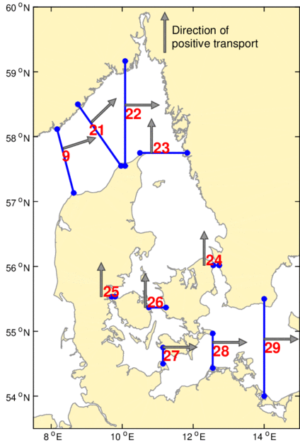 Overview Map Salt Transports