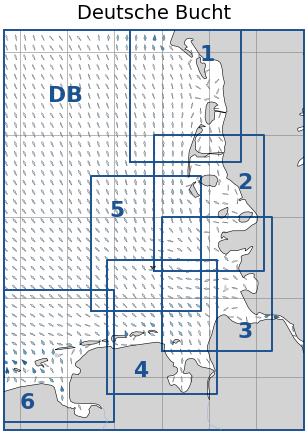 BSH Strömung – Übersicht Deutsche Bucht
