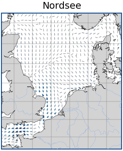 BSH Strömung – Übersicht Nordsee