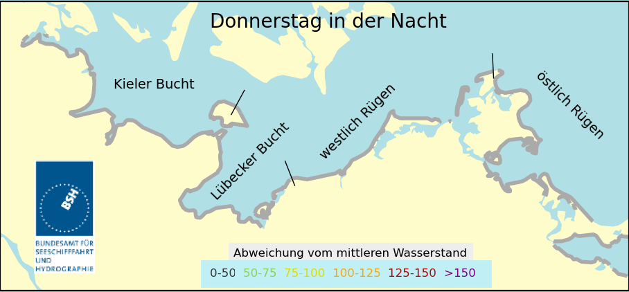 4 Gebiete der westlichen Ostsee mit anklickbaren Orten, Zeitraum 2
