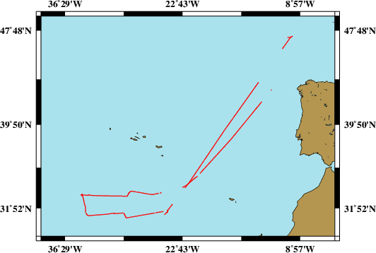 Survey line SO279