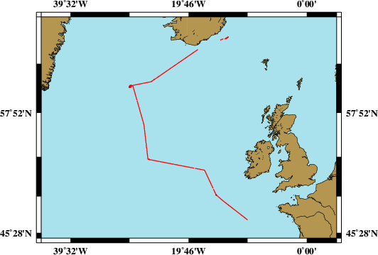 Survey line SO MerMet 17-6