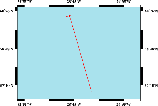 Survey line SO MerMet 17-6