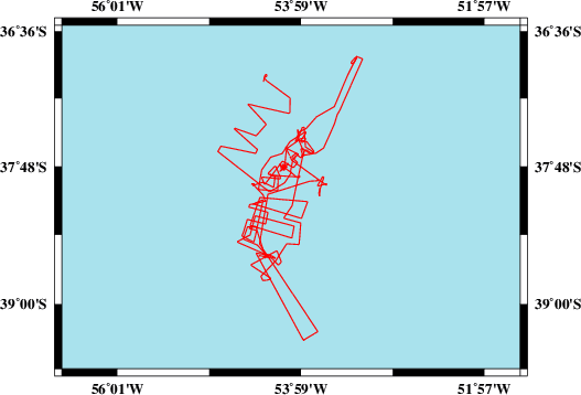 Vermessungsroute SO260-1