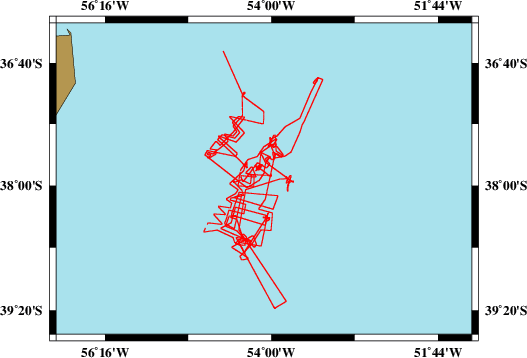 Vermessungsroute SO260-1