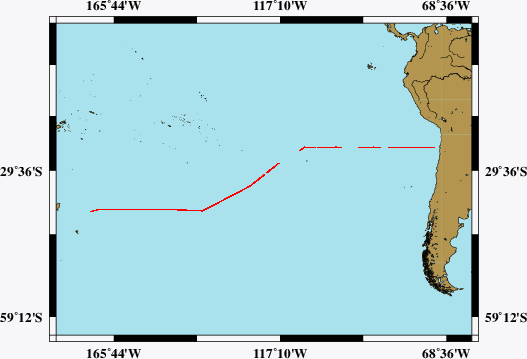 Vermessungsroute SO245