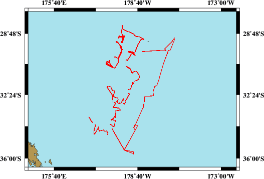 Vermessungsroute SO255