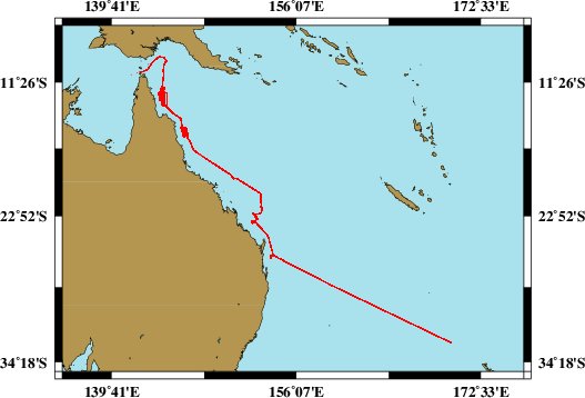 Vermessungsroute SO256