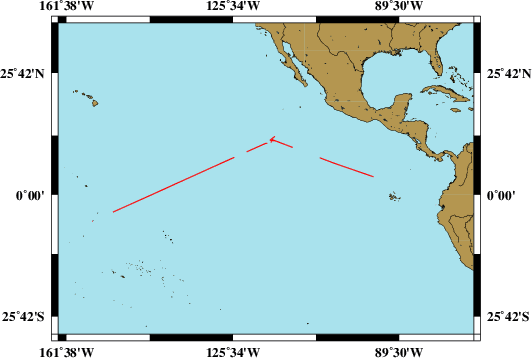 Survey line SO262