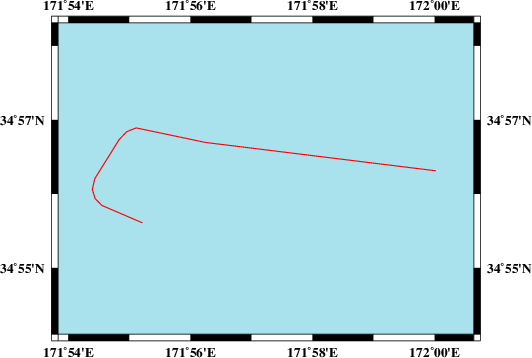 Survey line SO264