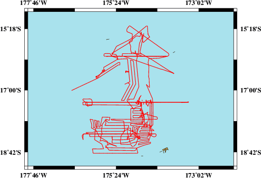 Survey line SO267/1