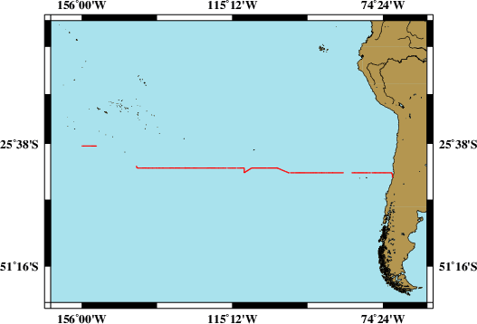 Survey line SO289