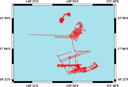 Survey line SO292