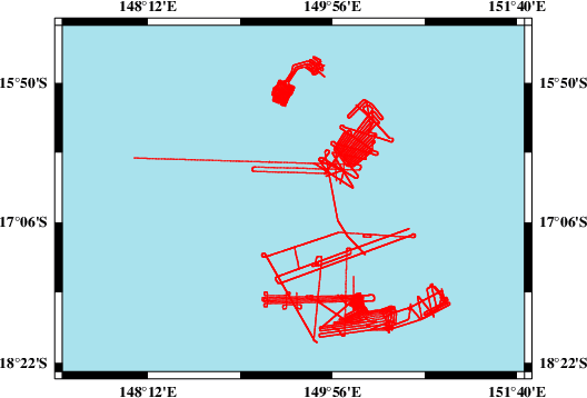 Survey line SO292