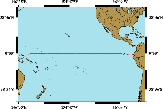 Survey line SO298